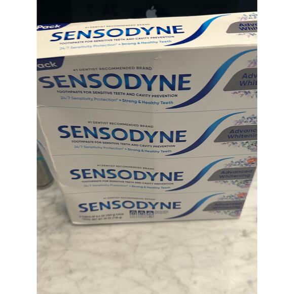SENSODYNE Advanced Whitening Toothpaste, 6.5 oz, 4-Pack - Picture 2 of 7